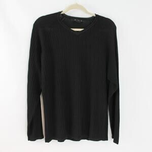 Kenneth Cole New York Vintage Men's Black Dress Sweater Size Medium